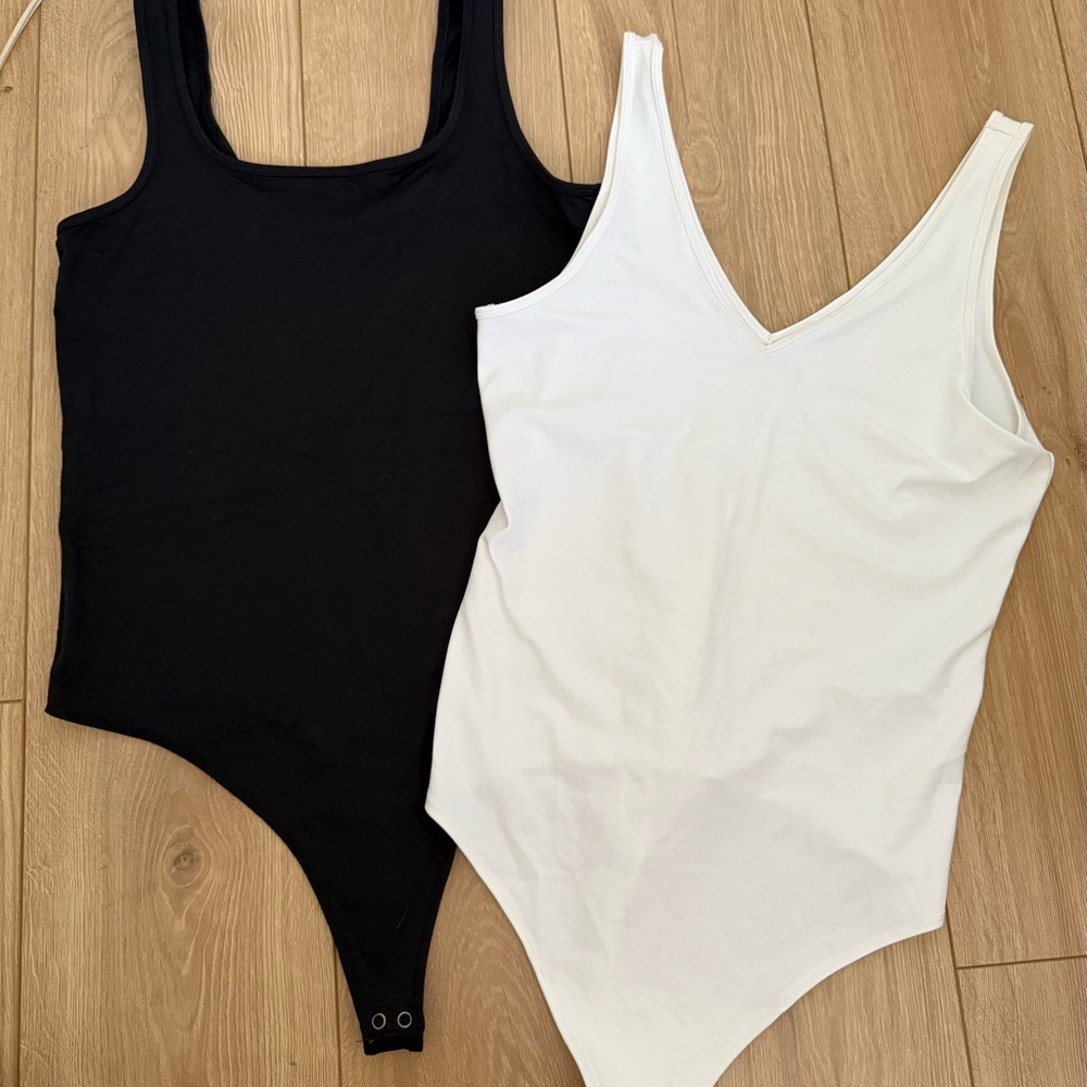 Abercrombie & Fitch Black and White Bodysuits